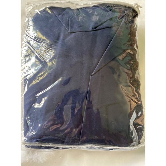 Gathered Bedskirt Full Size Classic Navy Smooth Touch Solid Bedding Coordinate - Picture 4 of 4